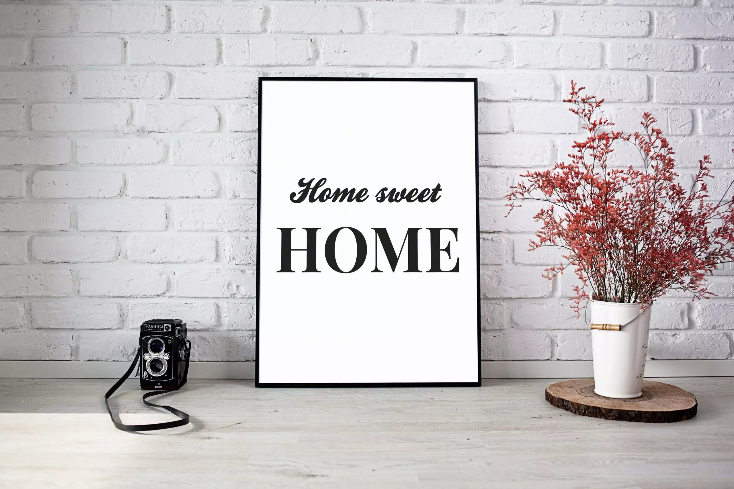 Plakat „Home sweet home” #001