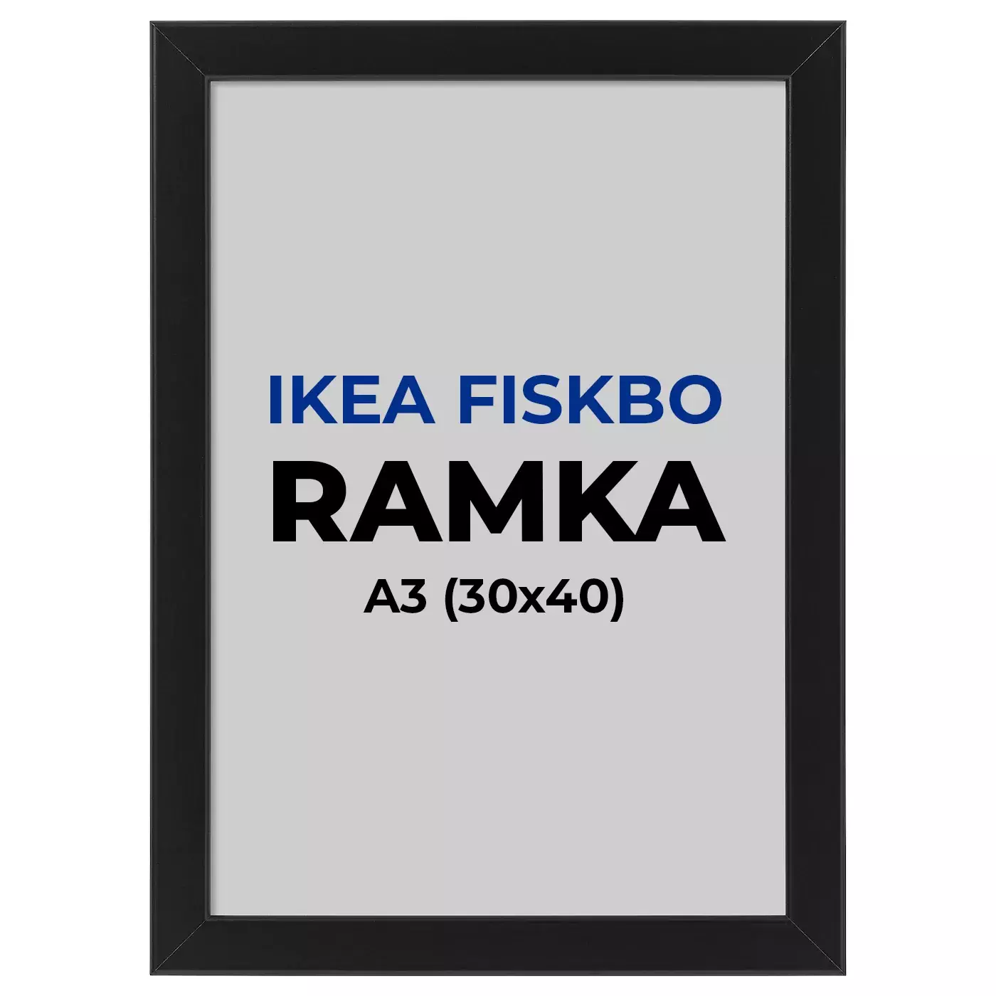 Ramka FISKBO 30×40 Czarna